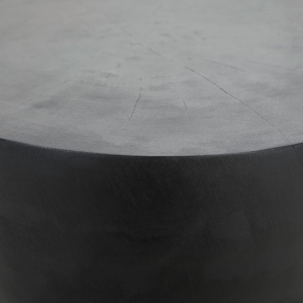 STOLIK BOCZNY HOCKER - czarny, Design, drewno (30/40/30cm) - Livetastic