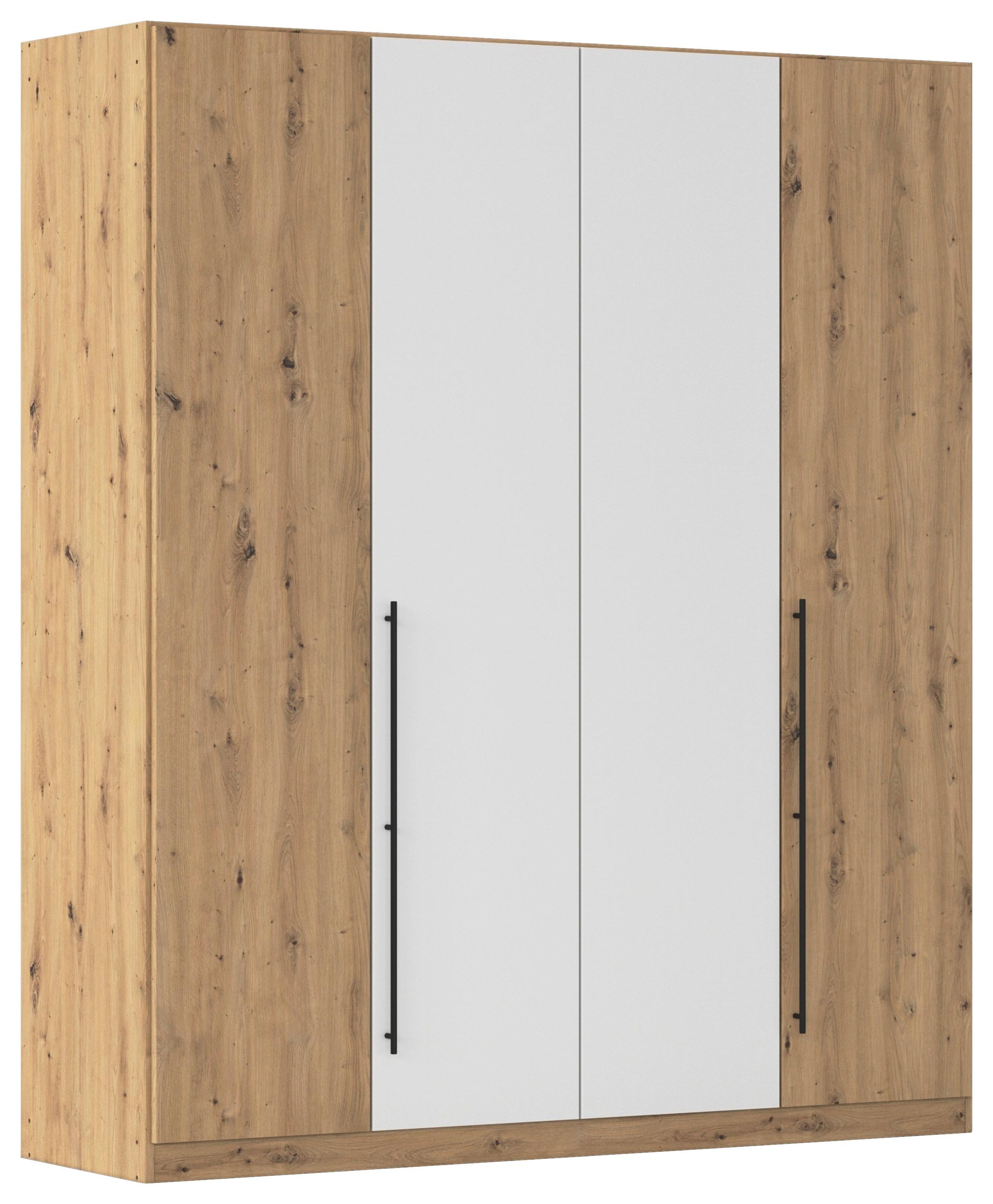 Șifonier Safari - alb/stejar Artisan, Konventionell, material pe bază de lemn (181/210/54cm)