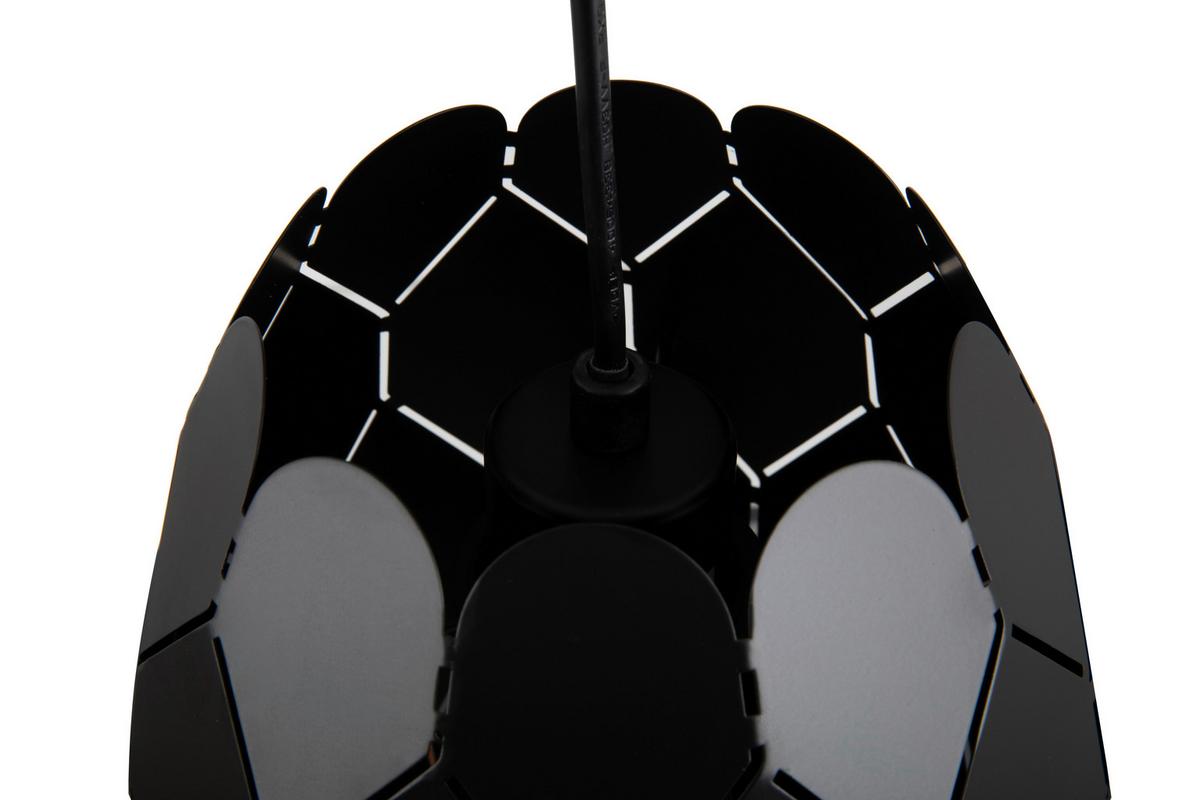 LAMPA WISZĄCA SALOME - czarny, Trend, metal (20/130cm) - Novel