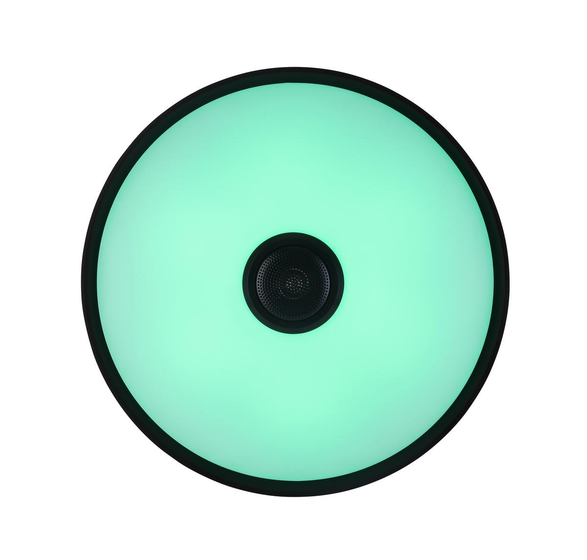 Led Smart Mennyezeti Lámpa Mirsada - fekete/fehér, műanyag/fém (42/8,5cm) - Premium Living