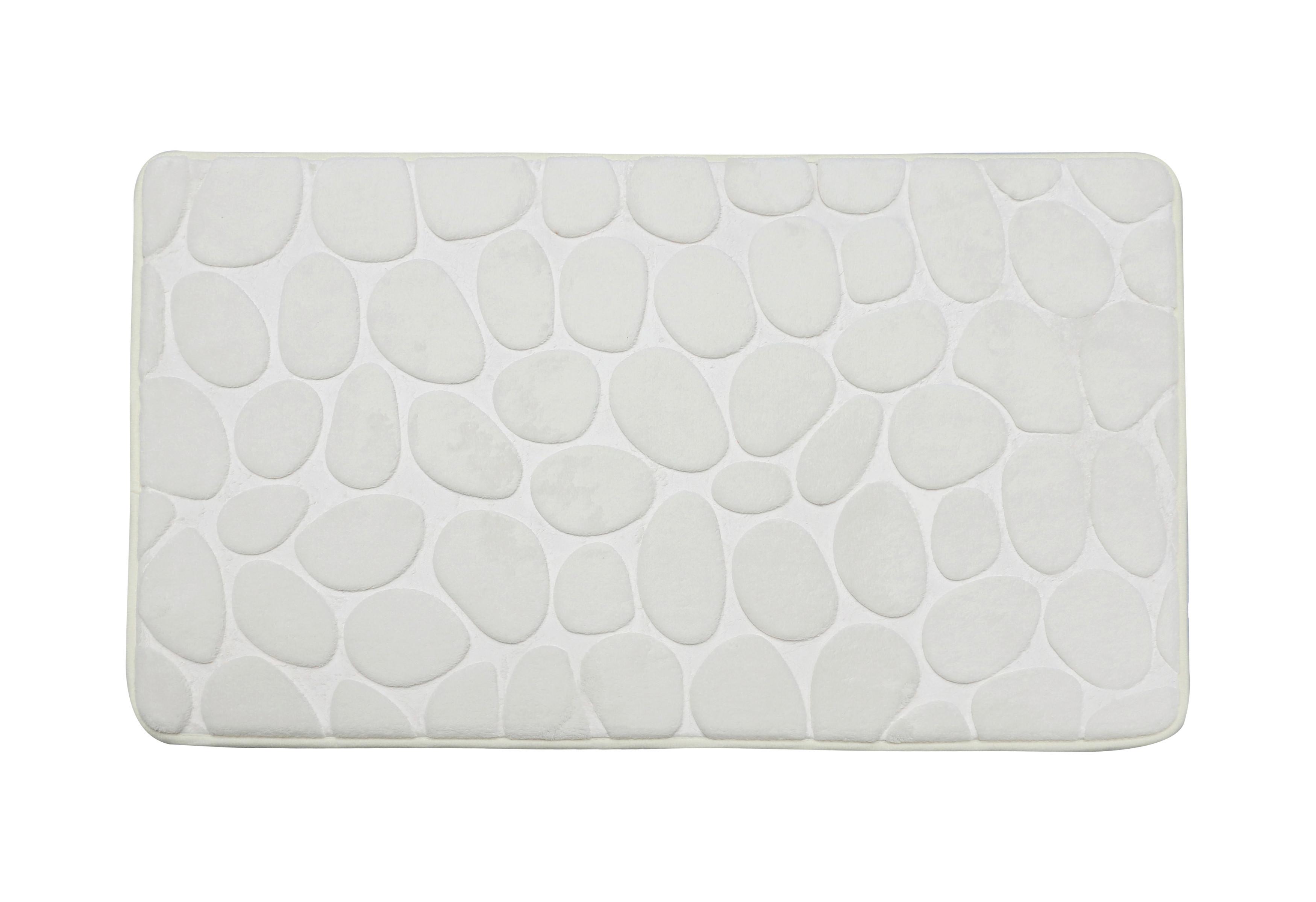 Fürdőszobaszőnyeg Stone 45/60 - bézs, Basics, textil (45/60cm)