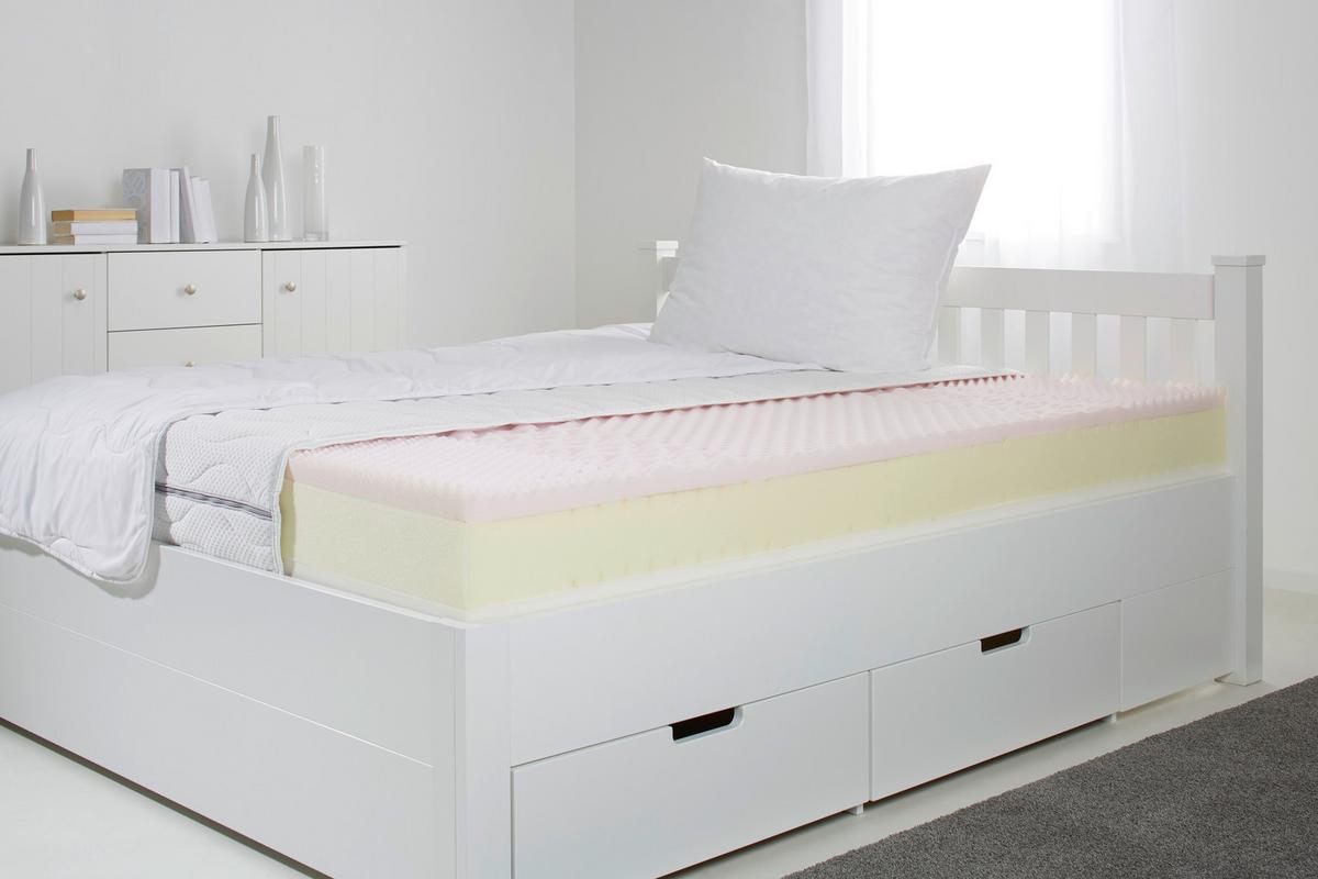 Wendematratze Runner H2 ca. 90x200cm - Weiß, Textil (90/200cm) - Nadana