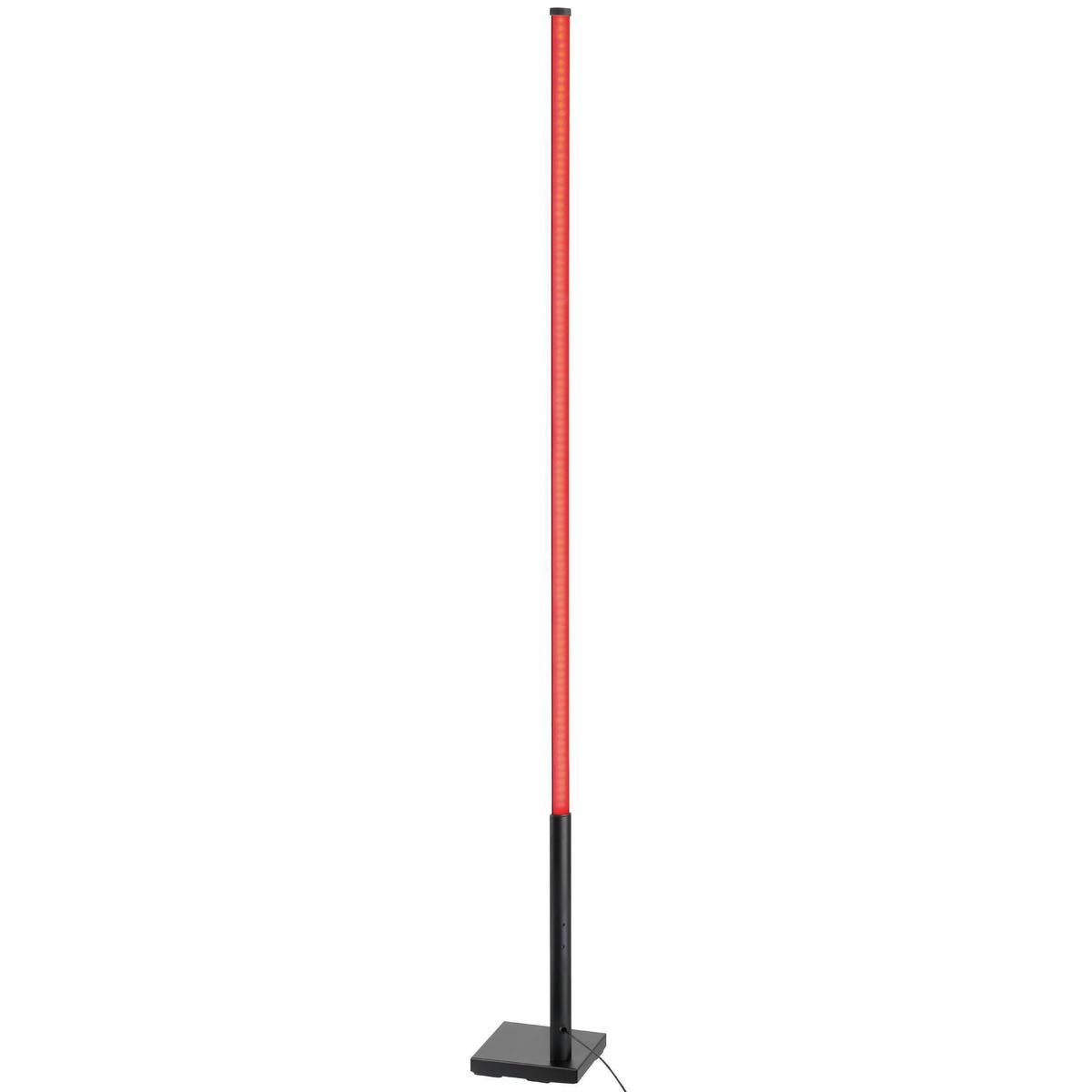 Stehleuchte 75654 Picacha 1 Schwarz/weiss - Weiss/Schwarz, Basics, Kunststoff/Metall (2/2/150cm) - Eglo