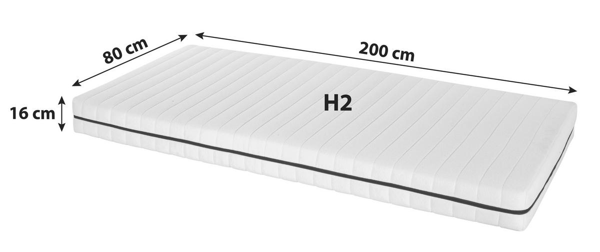 Madrac Za Osobe Sklone Alergij Allergiker Plus - bijela, tekstil (80/200cm) - Primatex