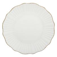 Tanjur Plitki 20cm Daphne - bijela, Moderno, keramika (20cm)