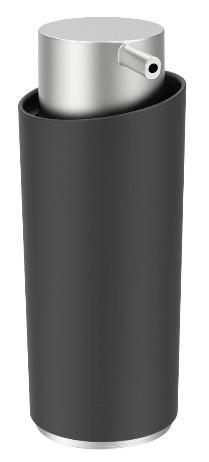 Seifenspender Chris in Schwarz - Schwarz, MODERN, Kunststoff/Metall (7,6/15,9/6cm) - Mömax