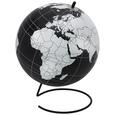 Globus Wander mit Weltkarten Design - Schwarz/Weiß, Wellpappe/Kunststoff (20/25,8cm) - Premium Living Globus Wander mit Weltkarten Design - Schwarz/Weiß, Wellpappe/Kunststoff (20/25,8cm) - Premium Living