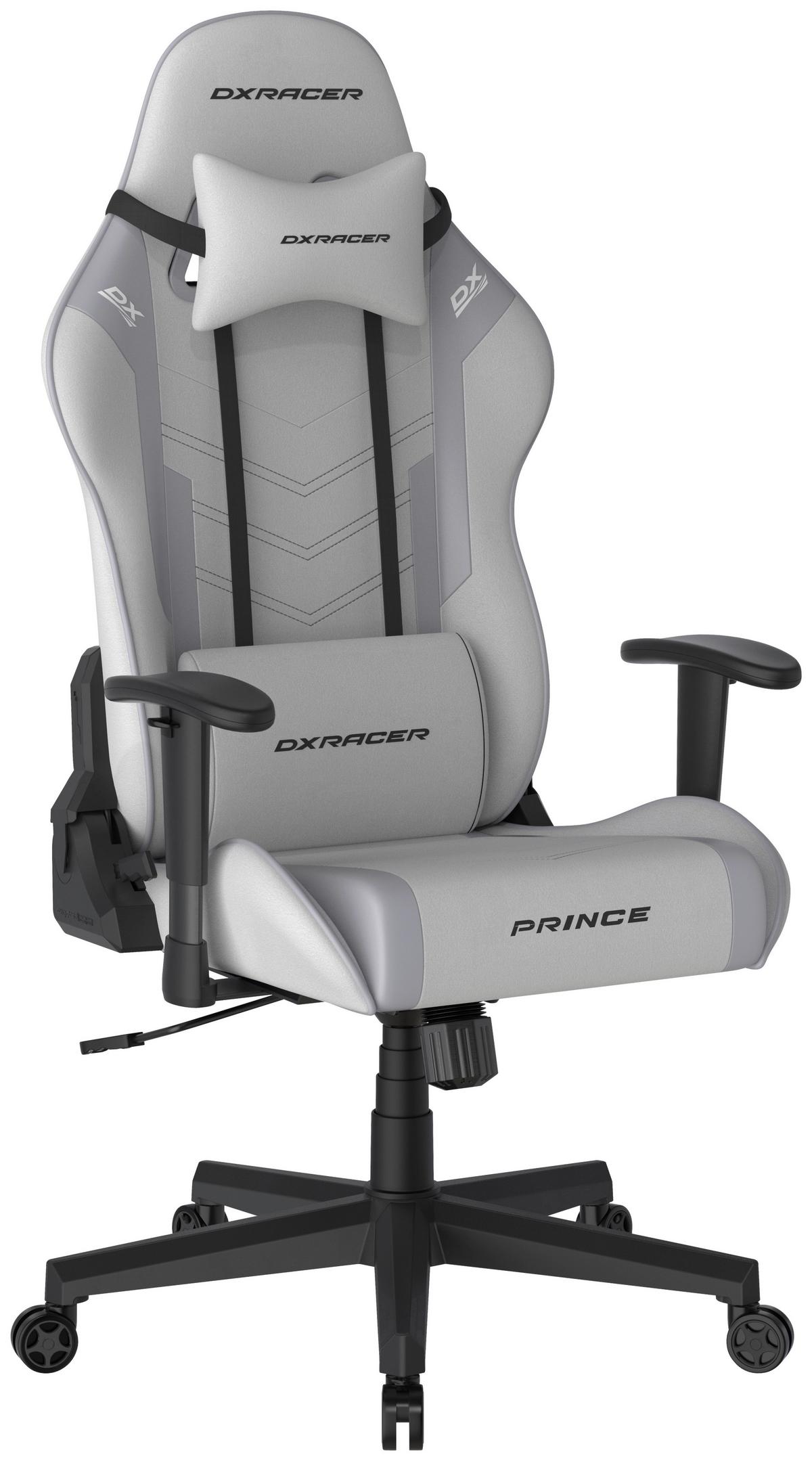 Drehstuhl Prince Grau/Weiß - Schwarz/Weiß, MODERN, Kunststoff/Textil (67/126/67cm) - Dxracer