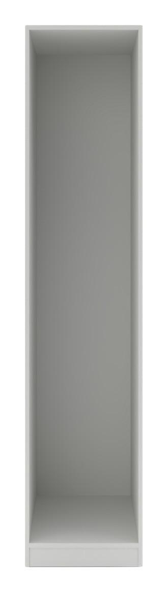 Kleiderschrankkorpus "UNIT" in Weiß - Weiß, MODERN, Holzwerkstoff (45,6/210/56,5cm) - Based
