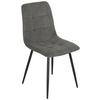 STOL NINO - grå/svart, Modern, metall/trä (45/88/54,5cm) - Mömax