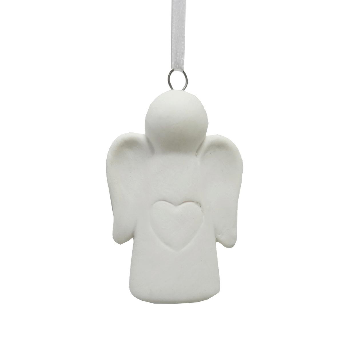 Függődísz Sweety - fehér, Konventionell, textil/kerámia (4,2cm) - Modern Living