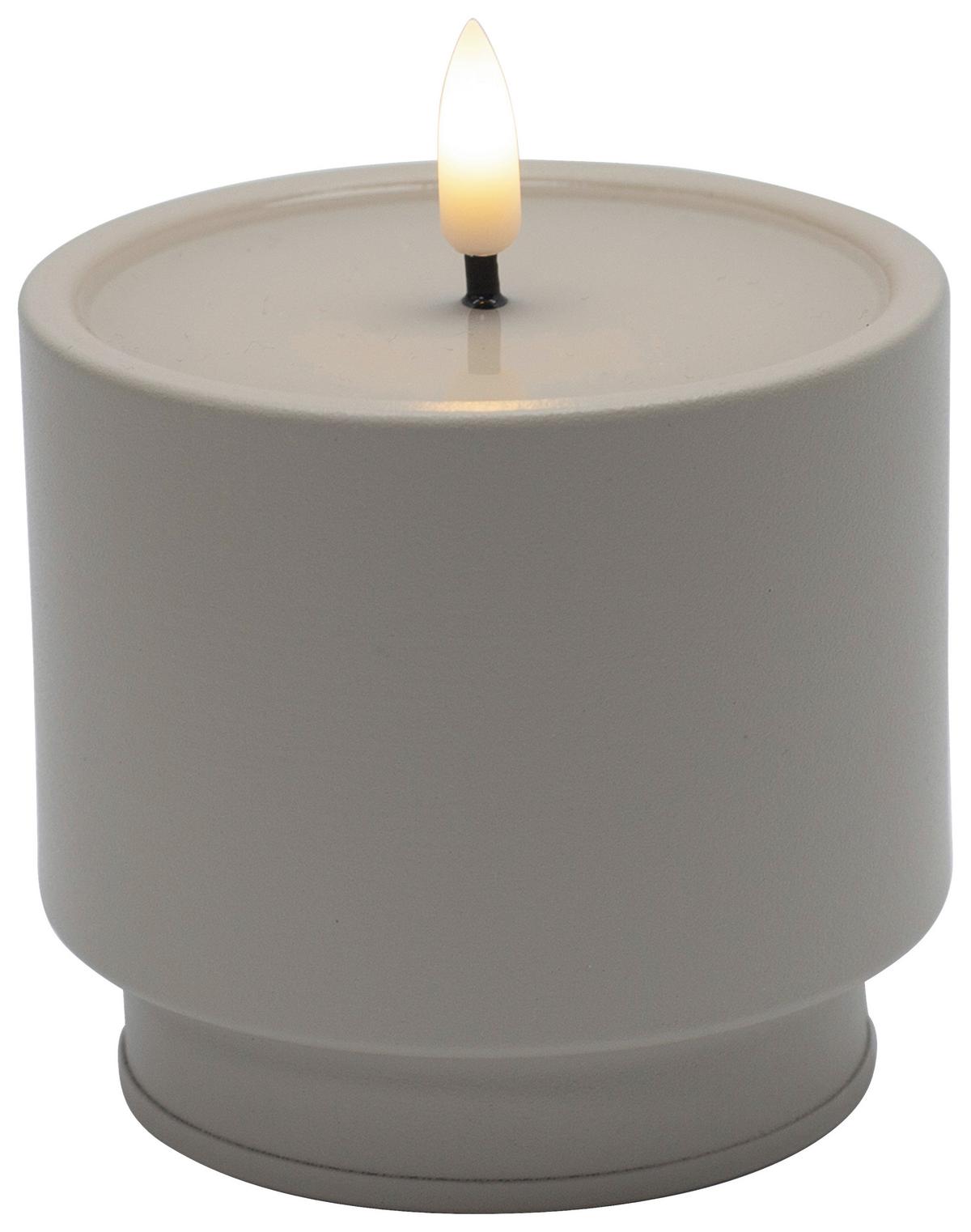 Lumânare LED Belly - albastru/verde, Modern, plastic/metal (9/8,5cm) - Mömax