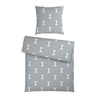 Bettwäsche Retro XL Blau/Weiß ca. 155x220cm - Blau/Weiß, MODERN, Textil (155/220cm) - Mömax