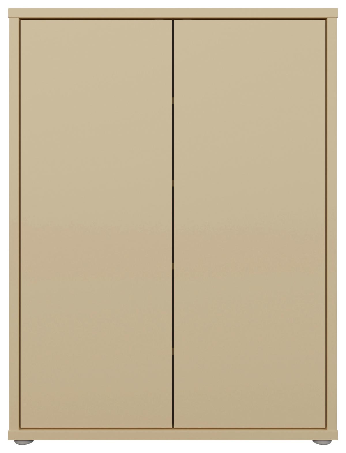 Omara Za Čevlje Alice, Svetlo Rumena - siva/svetlo rumena, Moderno, umetna masa/leseni material (74,5/99,1/34,9cm) - Carryhome