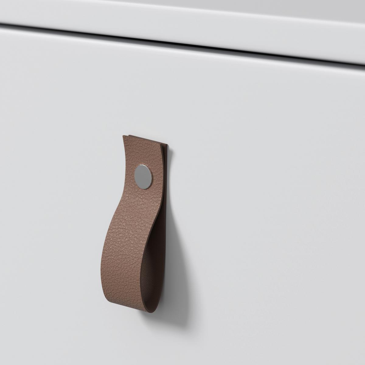 Kommode "Mick", weiß, MDF - Schwarz/Braun, MODERN, Kunststoff (46/119,5/40cm) - Bessagi Home