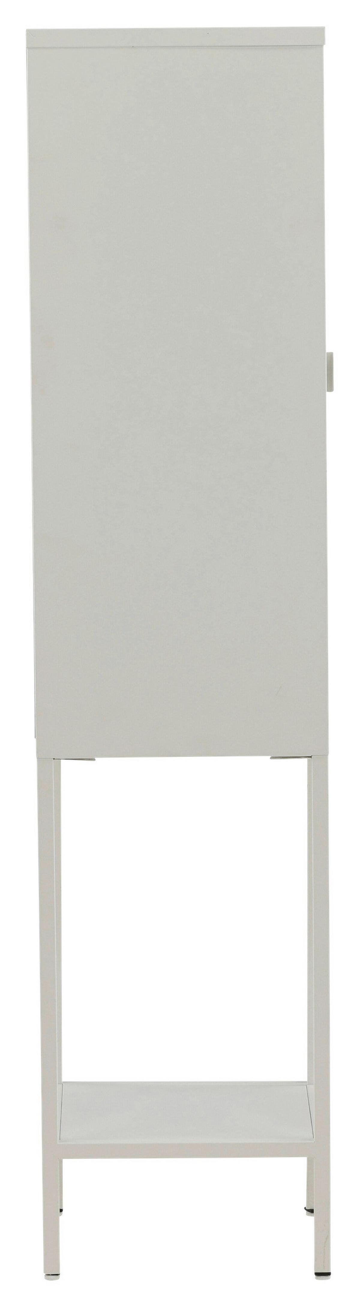 VITRINE MISHA - Weiß, Design, Metall (40,5/150/35cm) - Livetastic