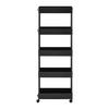BADRUMSHYLLA SANDRO - svart, Modern, metall/plast (22/116/40cm) - Bessagi Home