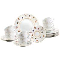 SERWIS KAWOWY CHRISTMAS TOYS - biały, Konventionell, ceramika - X-Mas