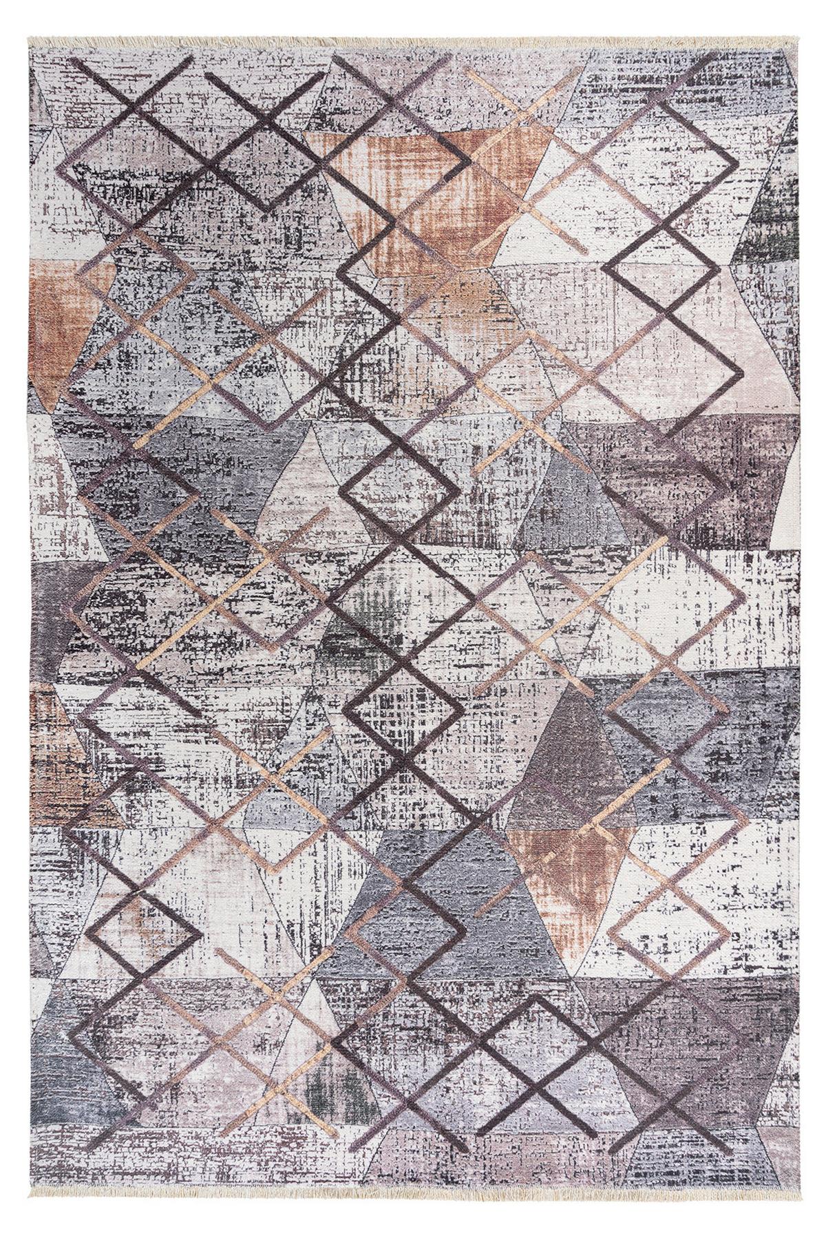 Flachwebeteppich My Valencia Multicolor ca. 200x290cm - Multicolor, Design, Textil (200/290cm) - Obsession