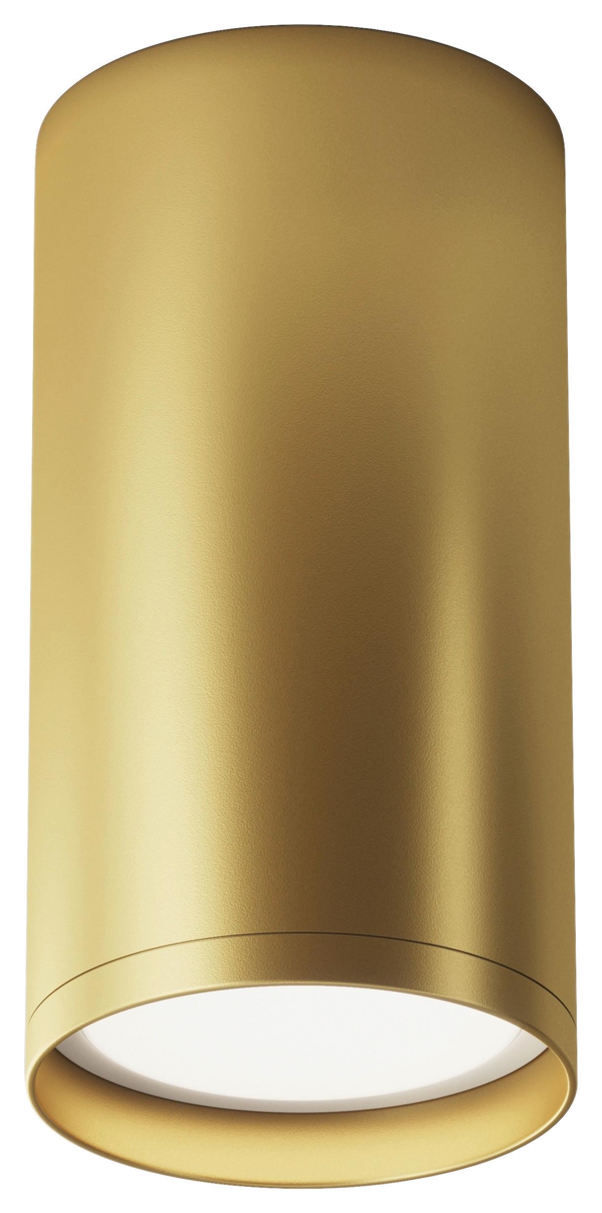 Deckenleuchte Focus S Goldfarben max. 10 Watt - Goldfarben, Basics, Metall (5,2/10/5,2cm) - MAYTONI