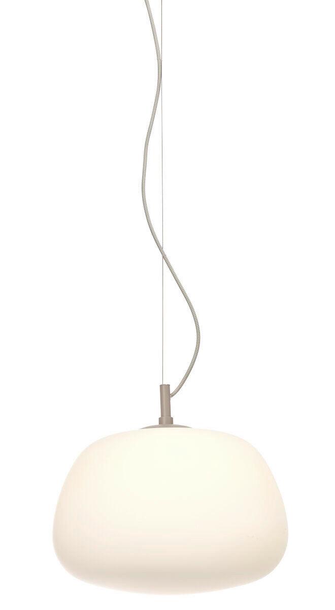 Függőlámpa Sapporo - homokszínű/fehér, Trend, üveg (34,2/30cm) - It's about Romi