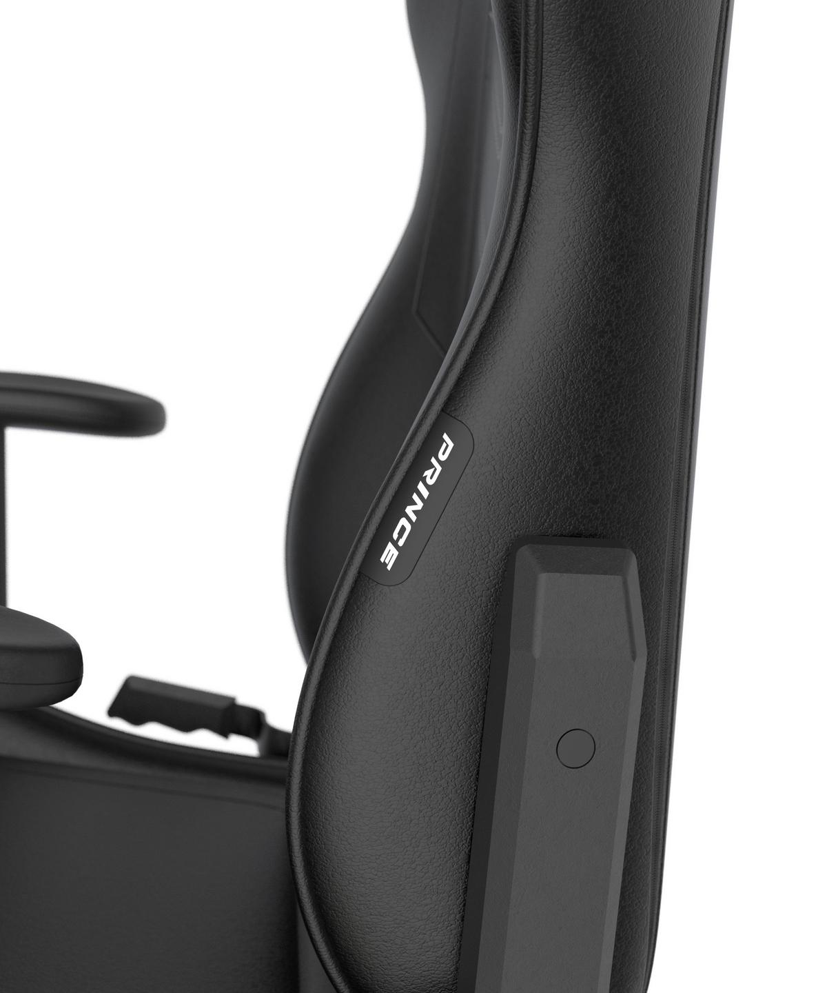 Gamingstuhl Prince Schwarz - Schwarz/Weiß, KONVENTIONELL, Kunststoff/Textil (70/132/70cm) - Dxracer