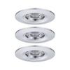 LED-Deckenleuchte Nova mini max. 4 Watt, 3-teilig - Chromfarben/Alufarben, Basics, Metall (6,5cm) - Paulmann