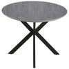 MATBORD MATTEO - grå/svart, Modern, metall/trämaterial (180/75/90cm) - Mömax