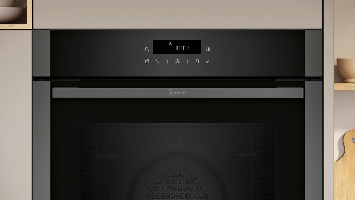 Backofen B2ACJ7AG0 Graphitfarben - Graphitfarben, MODERN, Metall (59,4/59,5/54,8cm) - Neff