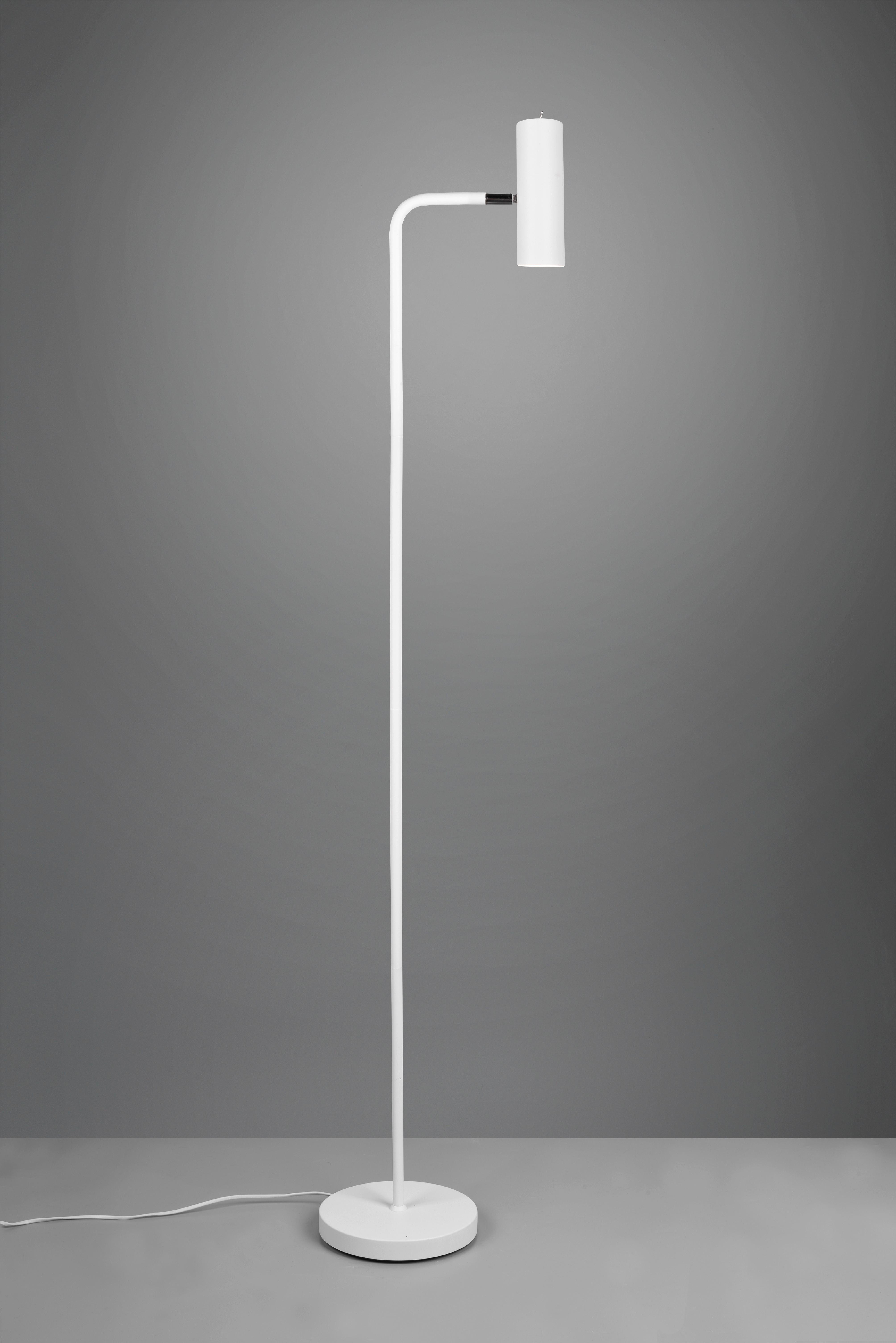 Stehleuchte Marley in Weiß max. 5 Watt - Weiß, Basics, Metall (23/151cm) - Trio Leuchten