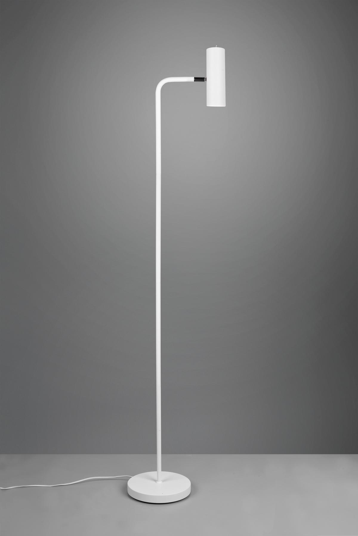 Stehleuchte Marley in Weiß max. 5 Watt - Weiß, Basics, Metall (23/151cm) - Trio Leuchten