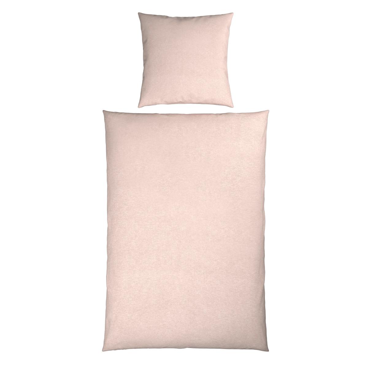 POŚCIEL FLANELL UNI - kolor piaskowy, Basics, tkanina (135/200cm) - Novel