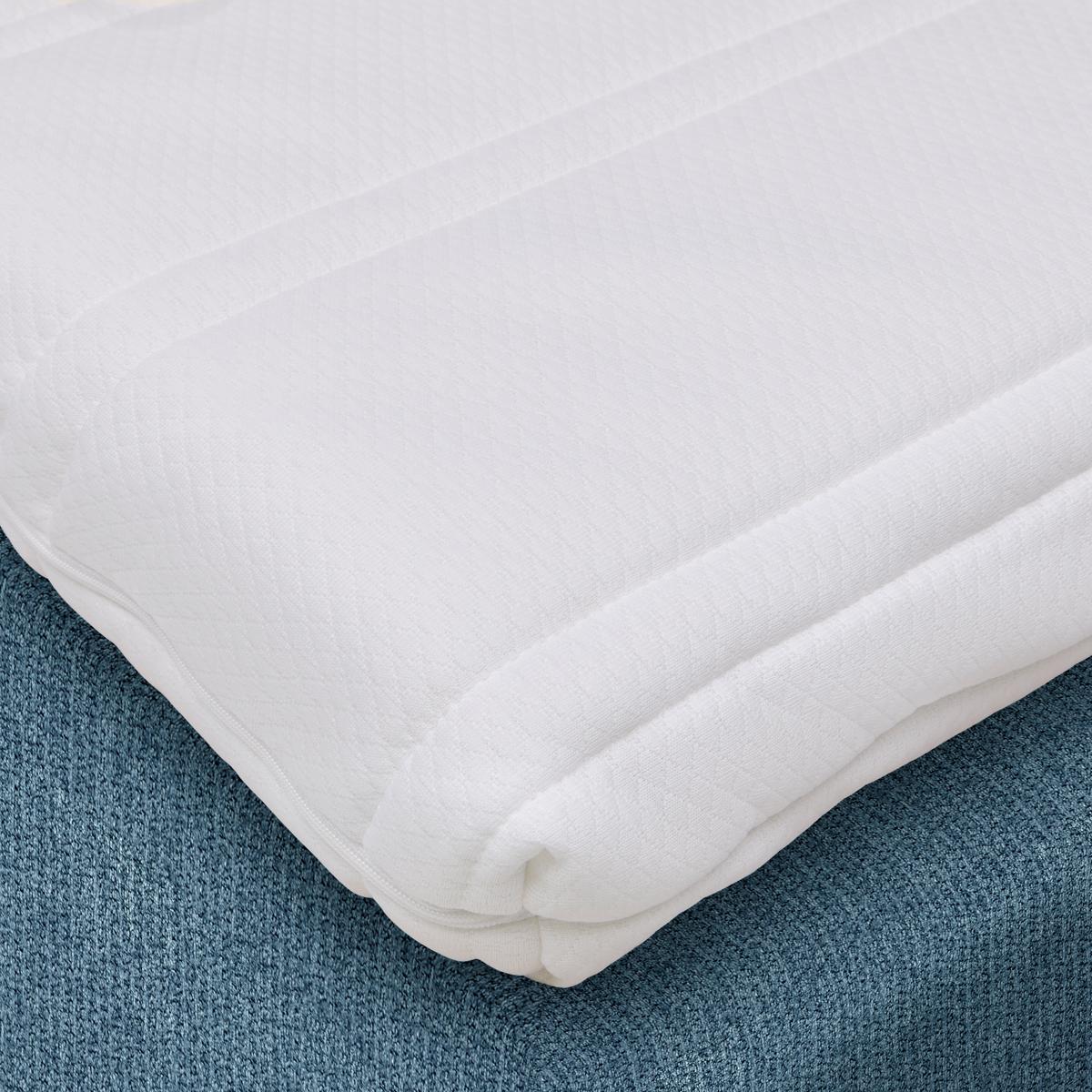 Boxspringbett London Blau ca. 160x200cm - Blau/Chromfarben, MODERN, Holz/Holzwerkstoff (160/200cm) - Premium Living