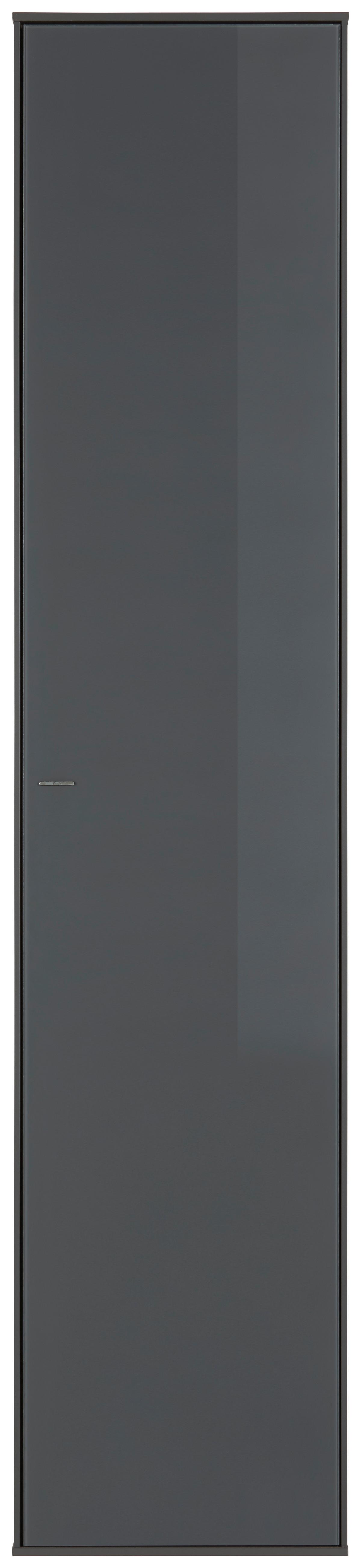 Hängeelement Max Box in Anthrazit - Anthrazit, MODERN, Glas/Holzwerkstoff (38/175/32cm) - Premium Living