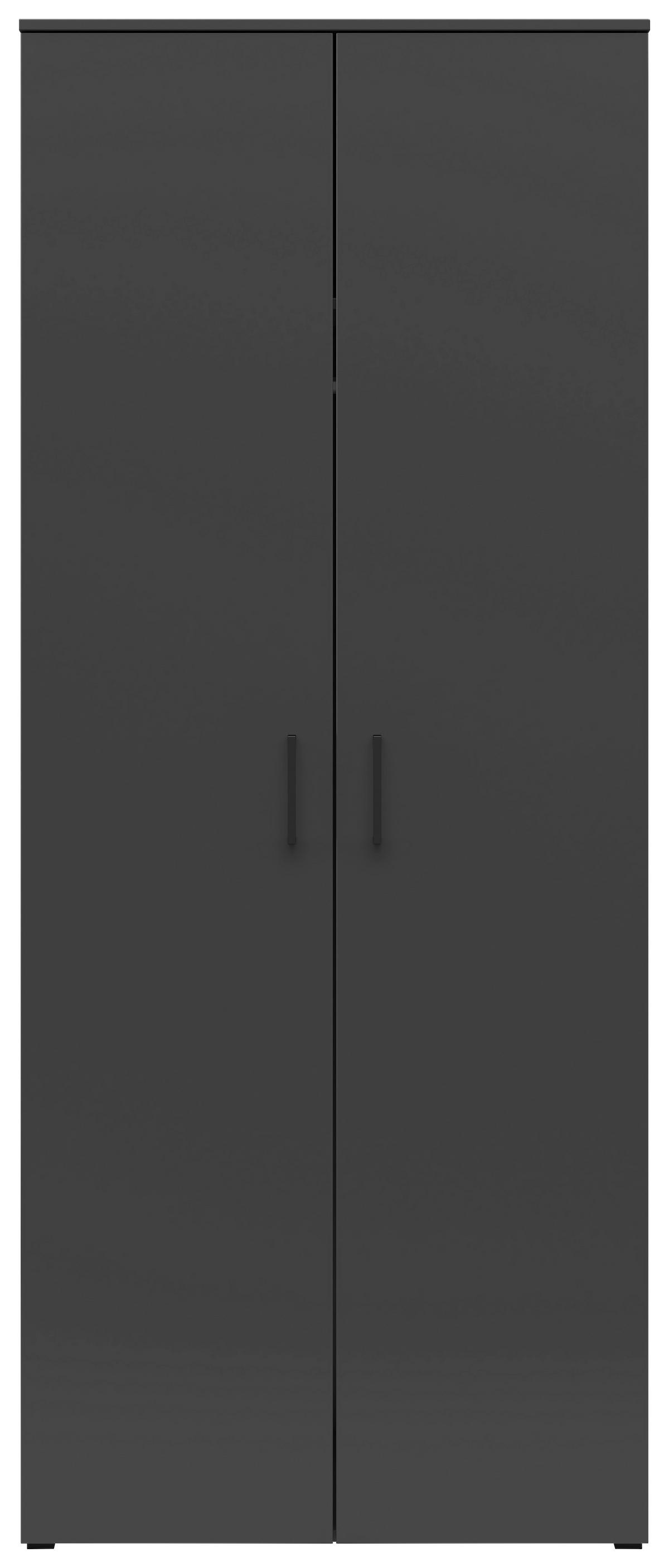 Dulap MULTI - grafit, Modern, material pe bază de lemn (80/195/52cm) - Modern Living