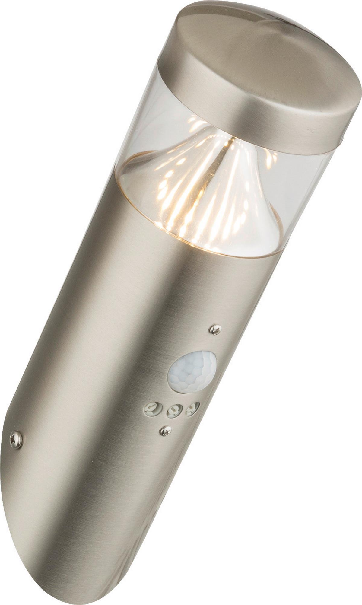 LED-Außenleuchte Fosca max. 7 Watt - Klar, Basics, Kunststoff/Metall (8/24cm) - Globo