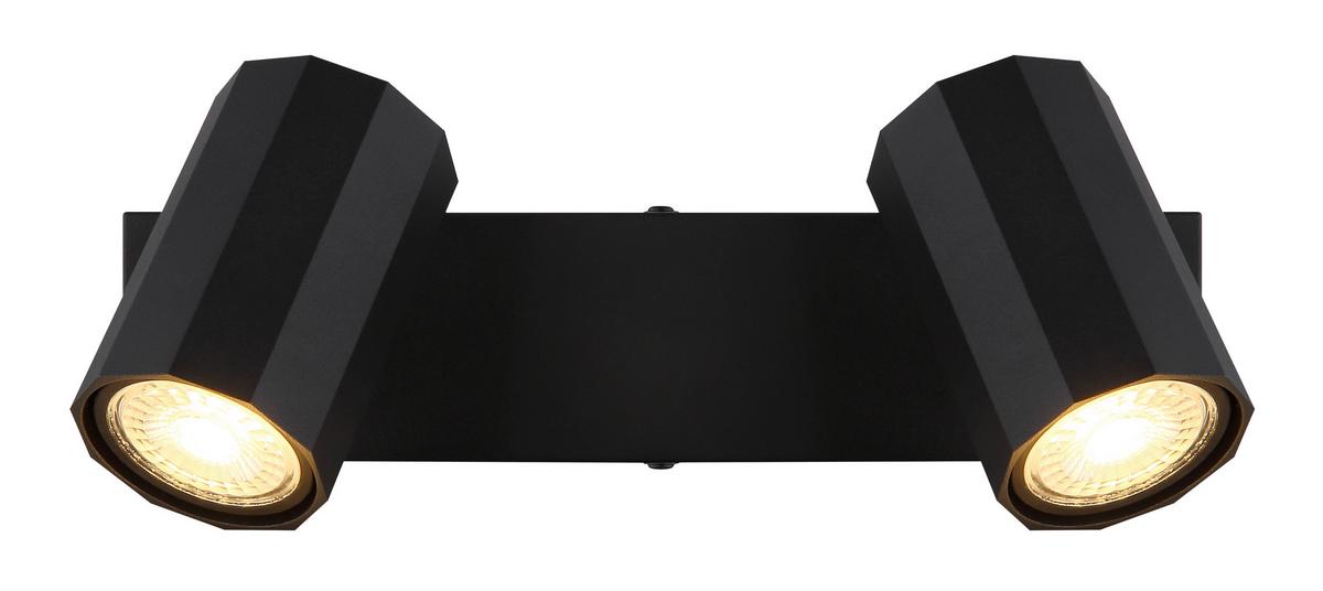 STRAHLER 57918-2B JAMES - Schwarz, Design, Metall (26/6/14,5cm) - Globo