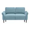 2-Sitzer-Sofa Custom Dunkelgrün - Dunkelgrün/Petrol, MODERN, Holz/Textil (150/85/92cm) - Mömax