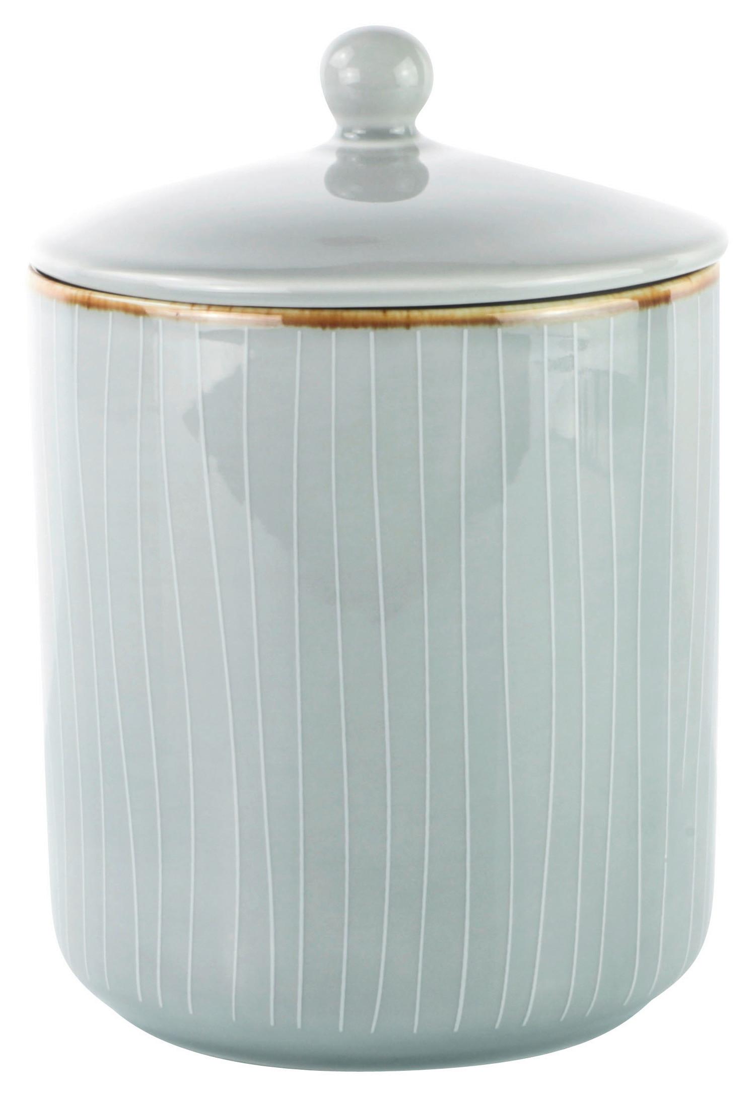 POJEMNIK KUCHENNY BERGEN - szary, Design, ceramika (11/14cm) - Landscape