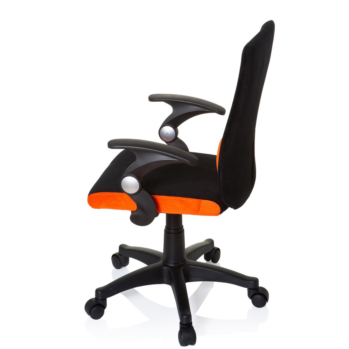 Jugenddrehstuhl Kiddy Pro Al ca. 50x87-97x40cm Orange - Schwarz/Orange, Basics, Kunststoff (50/87-97/40cm) - MID.YOU