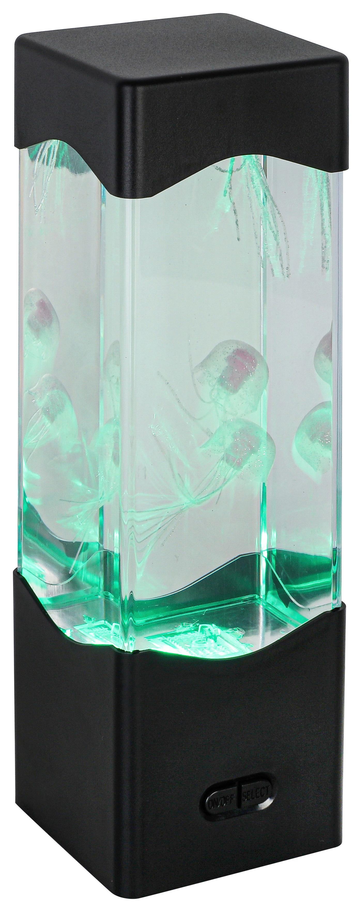 LED-DEKORATIONSLAMPA QUALI - svart/transparent, Modern, plast (7,5/23,3/7,5cm) - Mömax