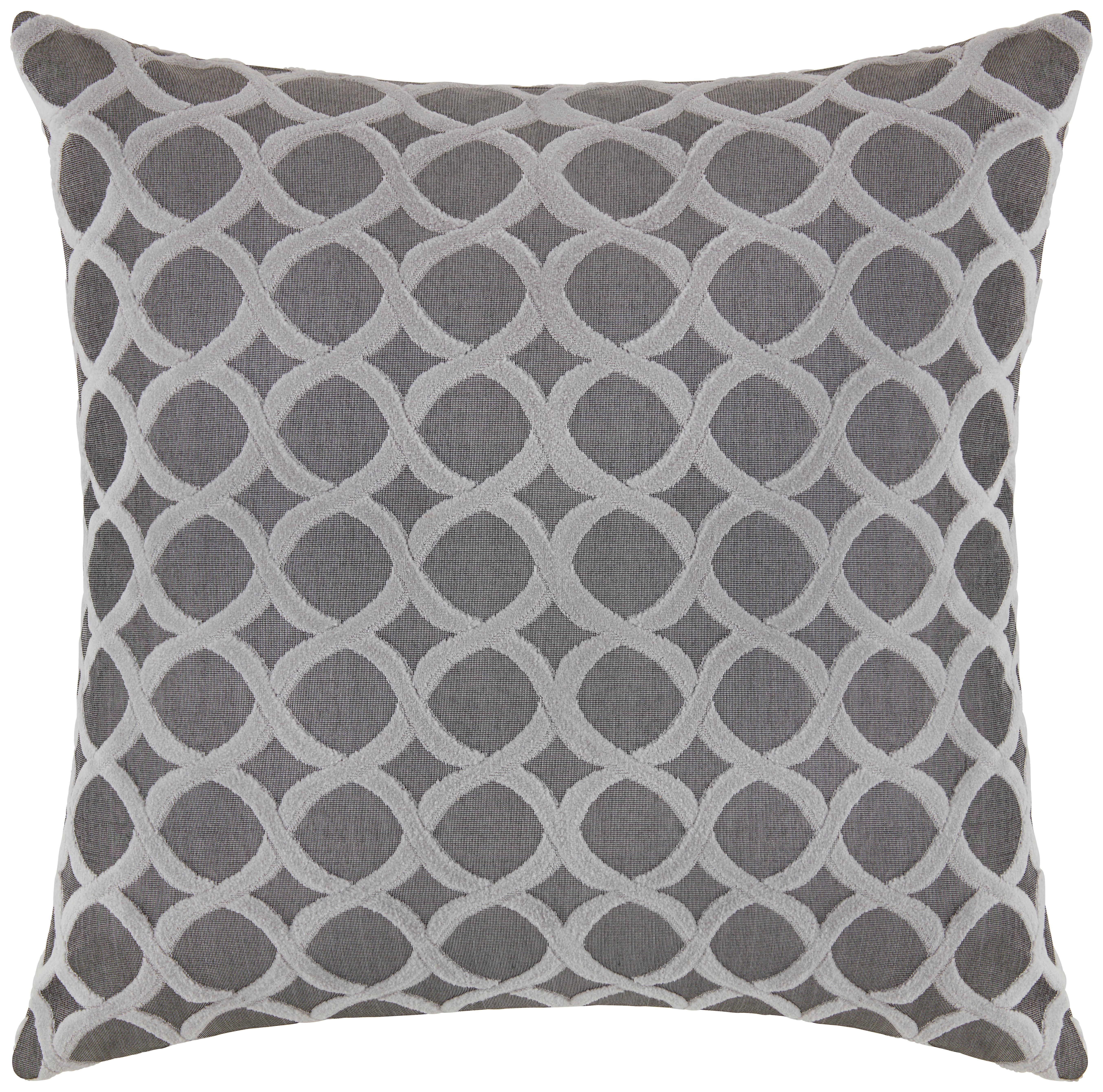 Kissenhülle Circle in Grau ca. 50x50cm - Grau, Basics, Textil (50/50cm) - Premium Living