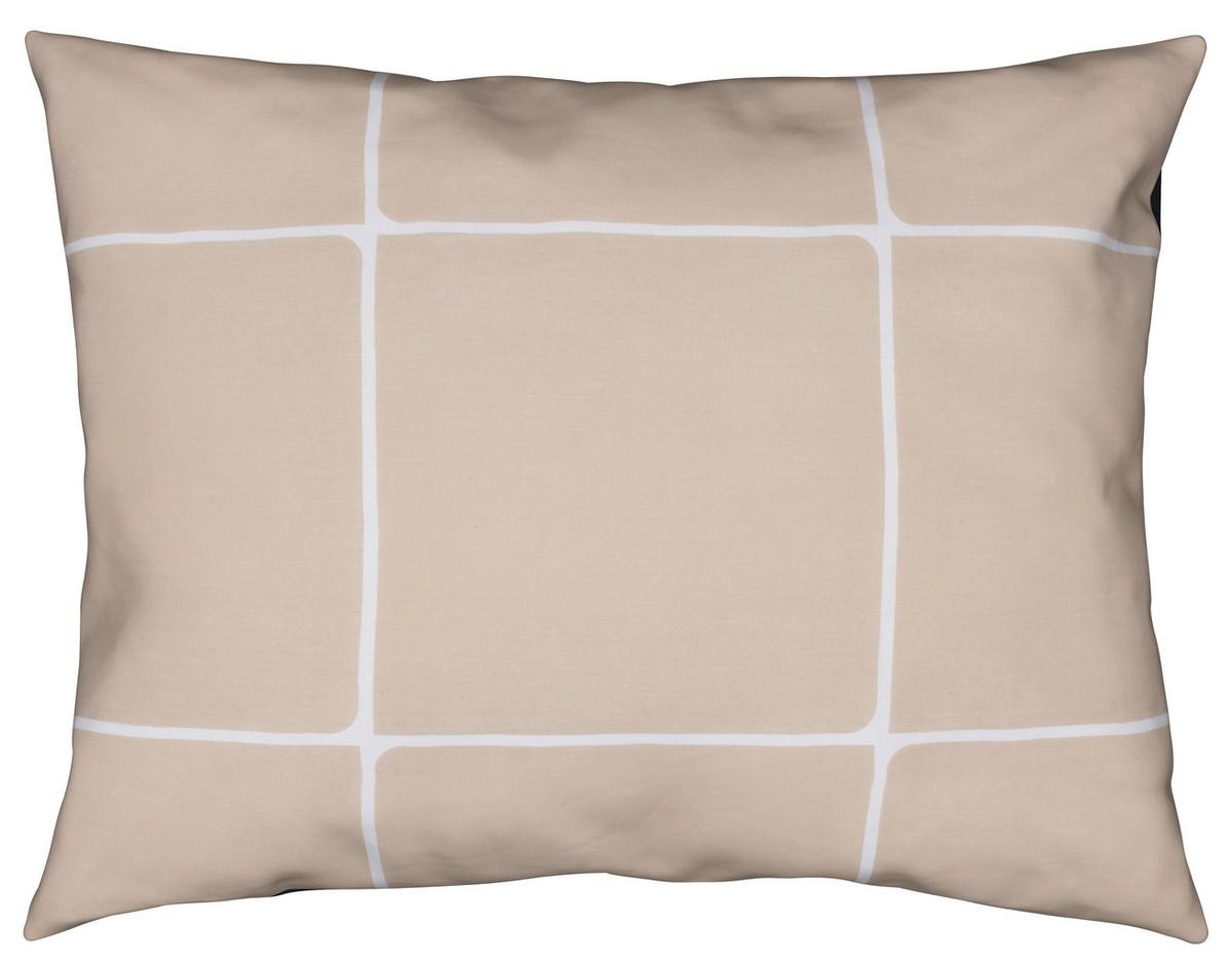 BETTWÄSCHESET LINNEA WENDE - Weiss/Beige, Modern, Textil (160cm) - Modern Living
