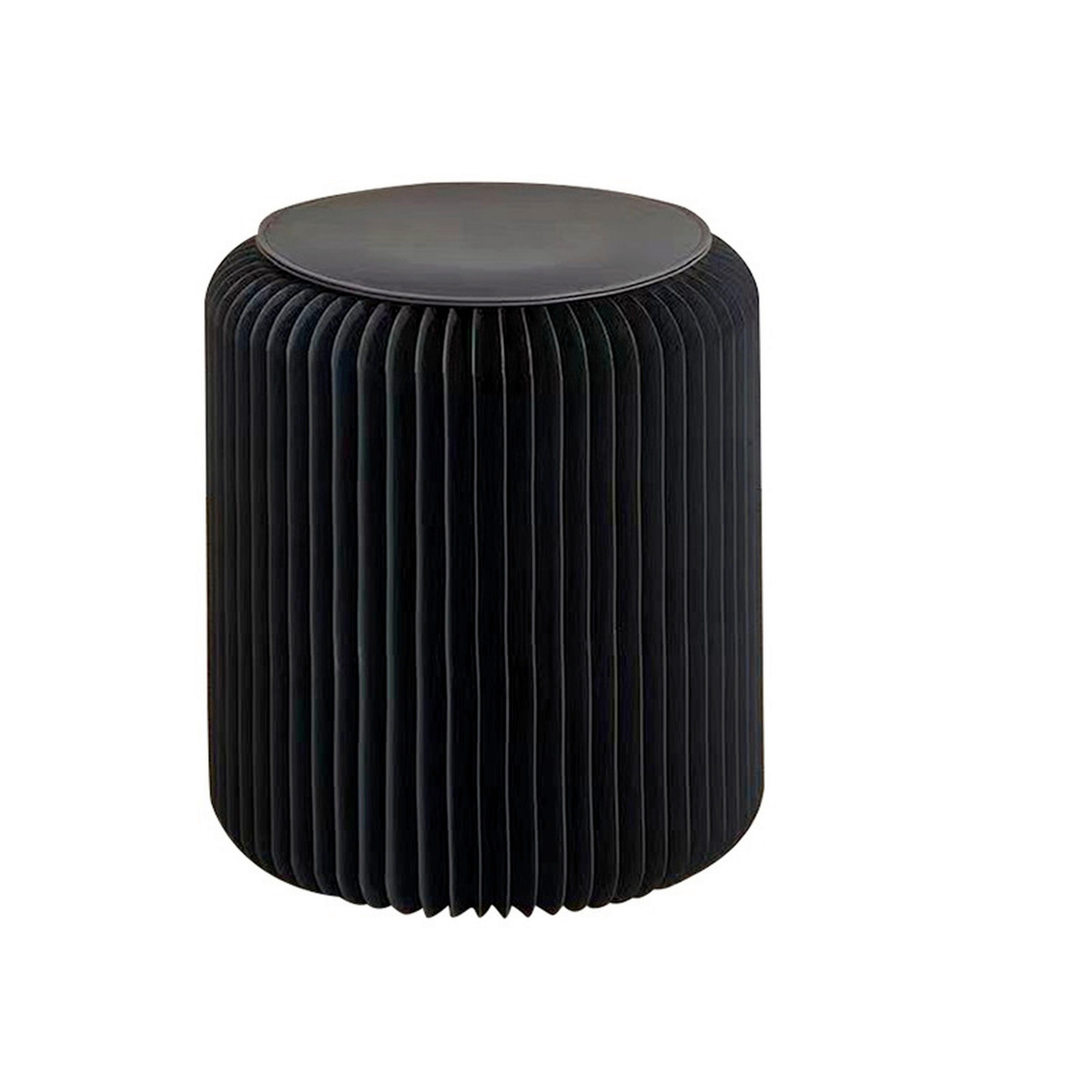 HOKER JYST-4030-B - czarny, Trend, materiał drewnopochodny/tkanina (30/40cm) - Ambia Home