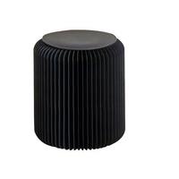 HOKER JYST-4030-B - czarny, Trend, materiał drewnopochodny/tkanina (30/40cm) - Ambia Home