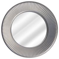 Zidno Ogledalo Venus - srebrne boje, Moderno, staklo/drvni materijal (80/80/2cm) - Modern Living