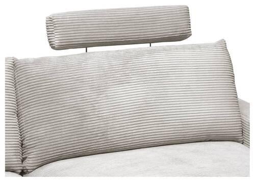 Tetiera CORA - bej, Modern, metal/textil (63/57/40cm) - Mömax
