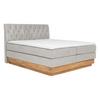 Boxspringbett Marie in Beige ca. 180x200cm - Beige, Holz/Kunststoff (180/200cm) - Zandiara