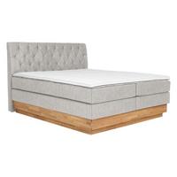 Boxspringbett Marie in Beige ca. 180x200cm - Beige, Holz/Kunststoff (180/200cm) - Zandiara