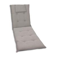 Liegenauflage Grau ca. 60x7x190 cm - Grau, Basics, Textil (60/7/190cm)